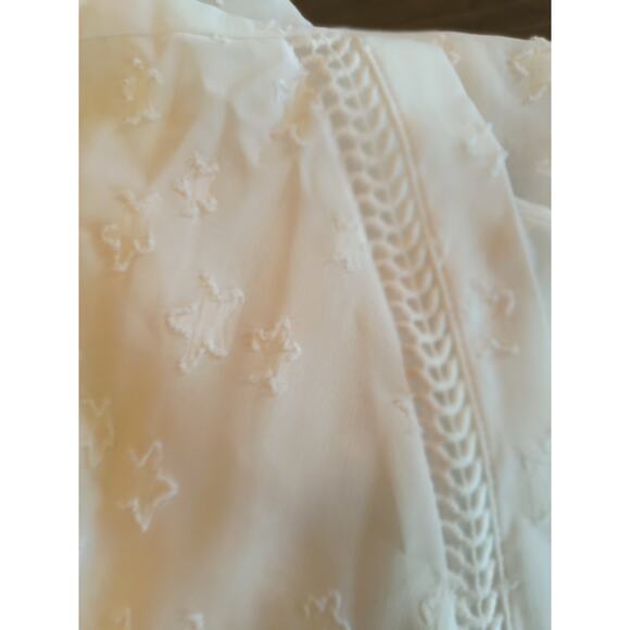 Peyton & Parker Starfish Swim Cover Dress Women's Sz XXL White Short Sleeve - Picture 6 of 14